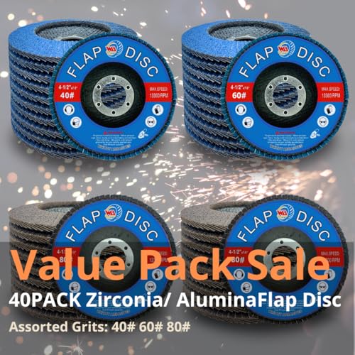 4-1/2" x 7/8" Zirconia Type 29 Flap Discs for Metal & Stainless Steel