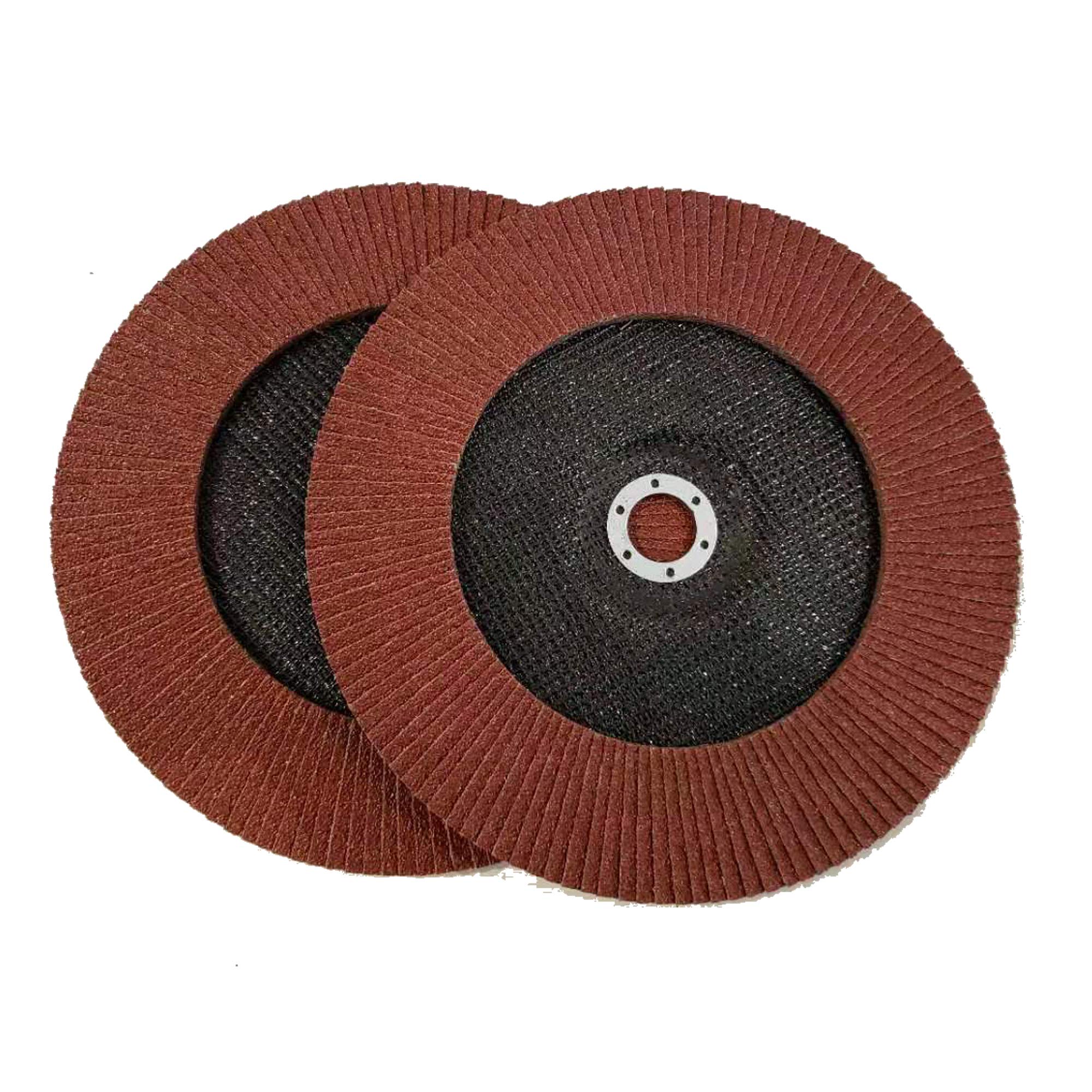 2 PACK 9" x 7/8" Aluminum Oxide Type 27 Flap Discs, 40 Grit