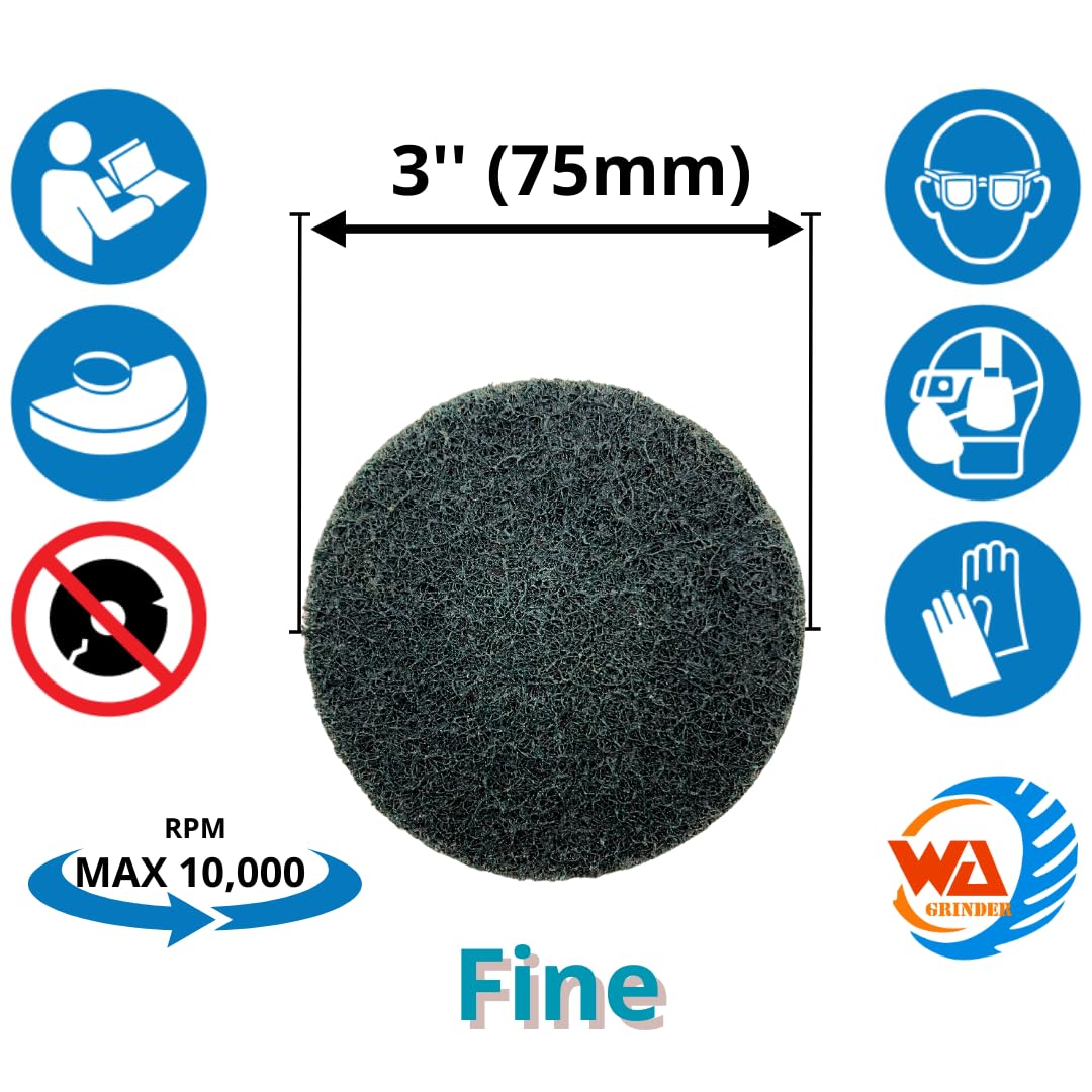 25 PACK 3" Mini Fine Surface Conditioning Disc