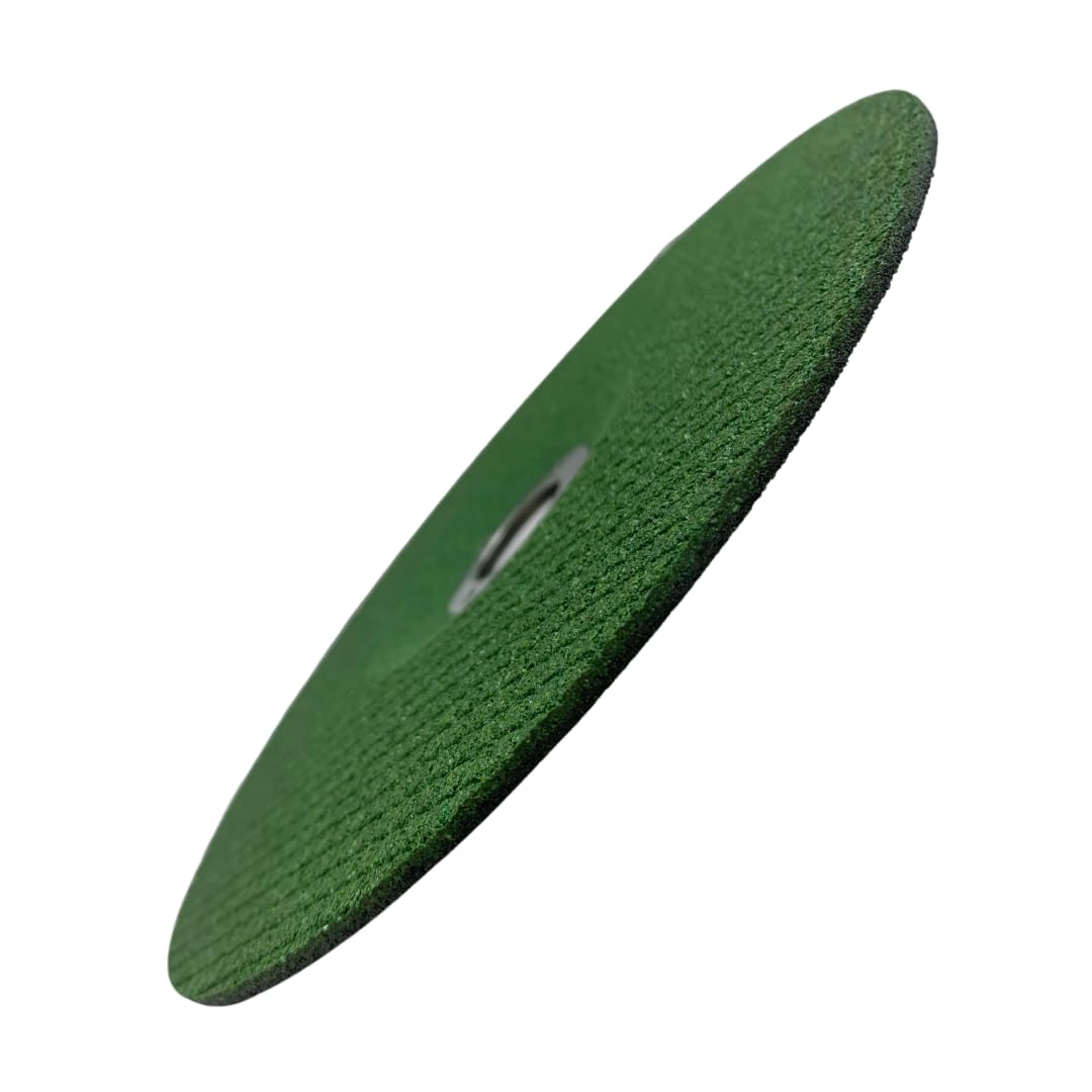 WA GRINDER paquete de 10 discos de desbaste flexibles de 4 1/2" y 60 granos para metal, grano de circonio, 1/8" de espesor, árbol de 7/8", centro deprimido para amoladora angular, MAX 13300 RPM (4½" Grano 60)