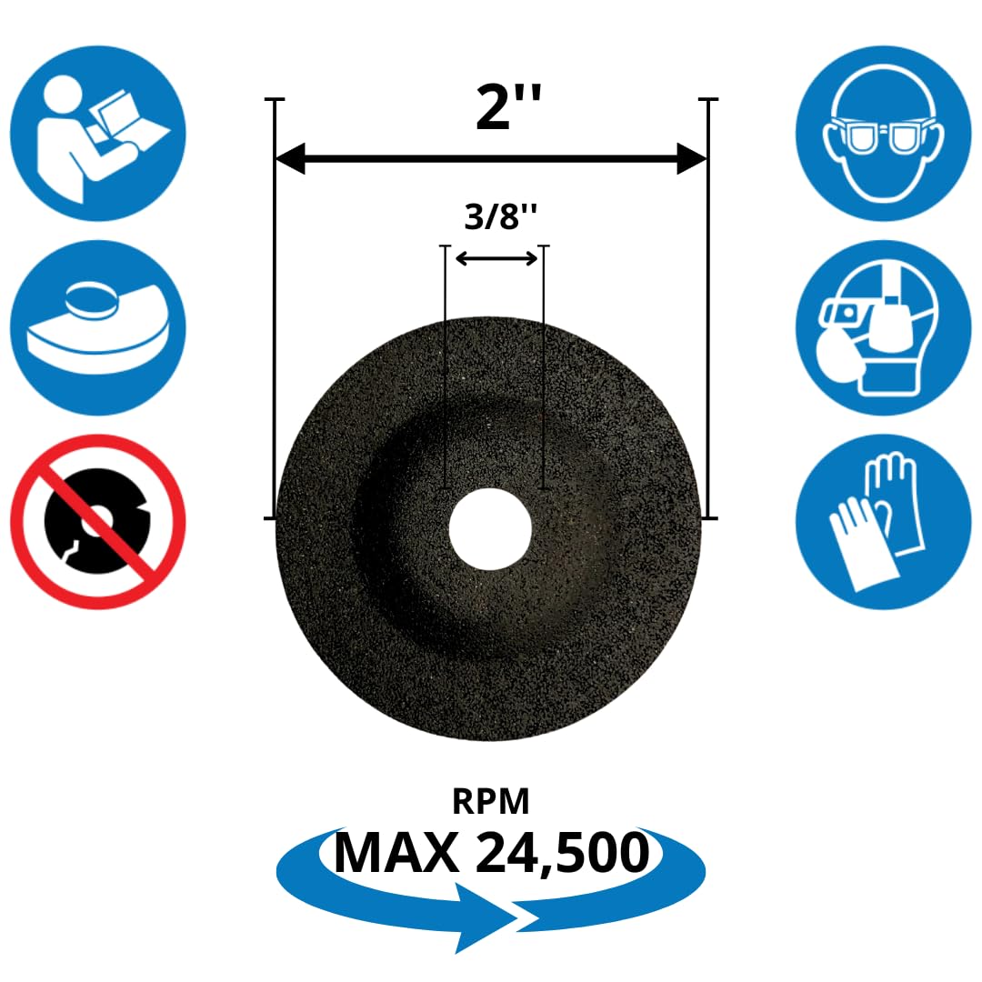 5 PACK 2" Grinding Wheels for Die Grinder