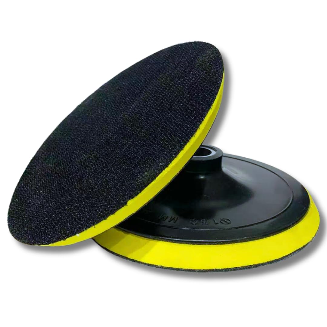 Whitby Abrasives 6 inch hook and loop backing plate with 5/8-11 thread, 2 pack