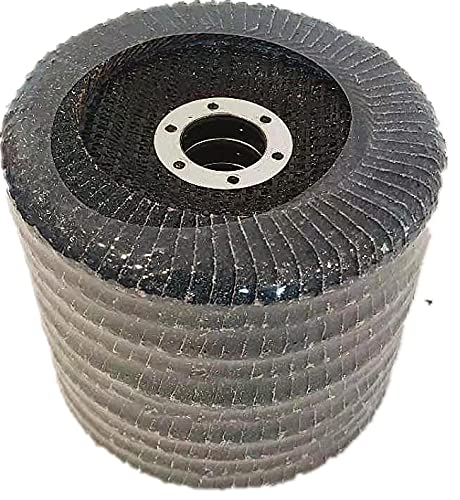 10 PACK 4-1/2" x 7/8" Curved Edge VSM Zirconia Flap Discs, 40 Grit