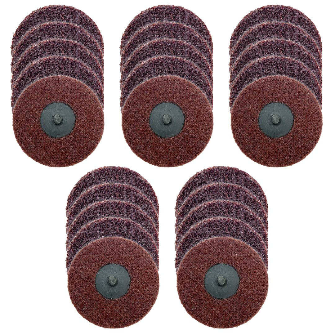 Whitby Abrasives 3 inch medium mini surface conditioning discs, 25 pack