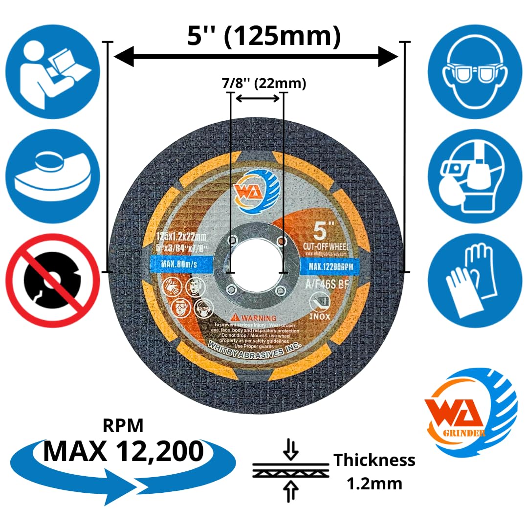 Thin Cut Off Disc for Die Grinder – Metal, Steel, Stainless & Wood Cutting Wheel