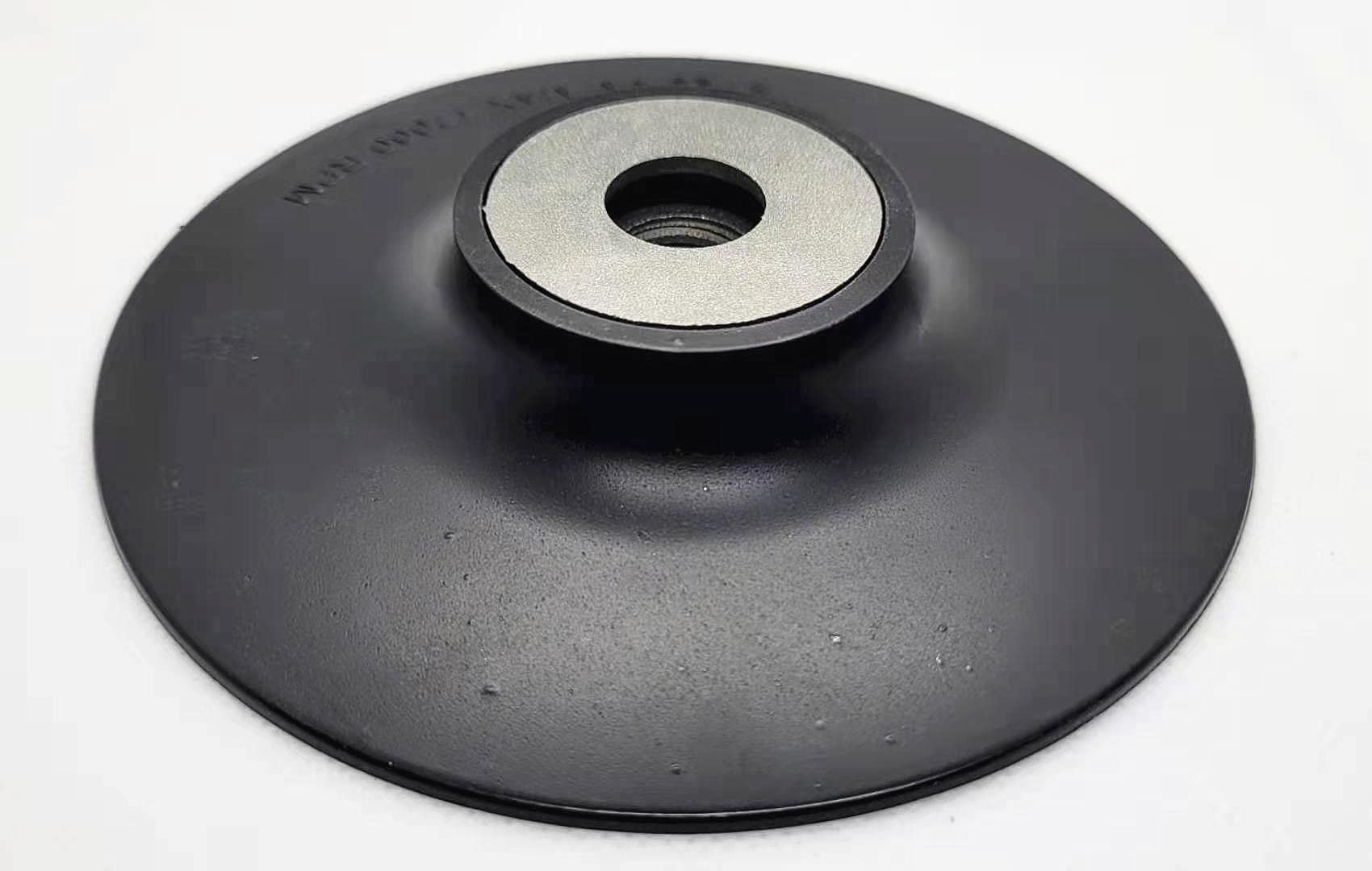 Whitby Abrasives angle grinder backing pad with locking nut for resin fiber discs