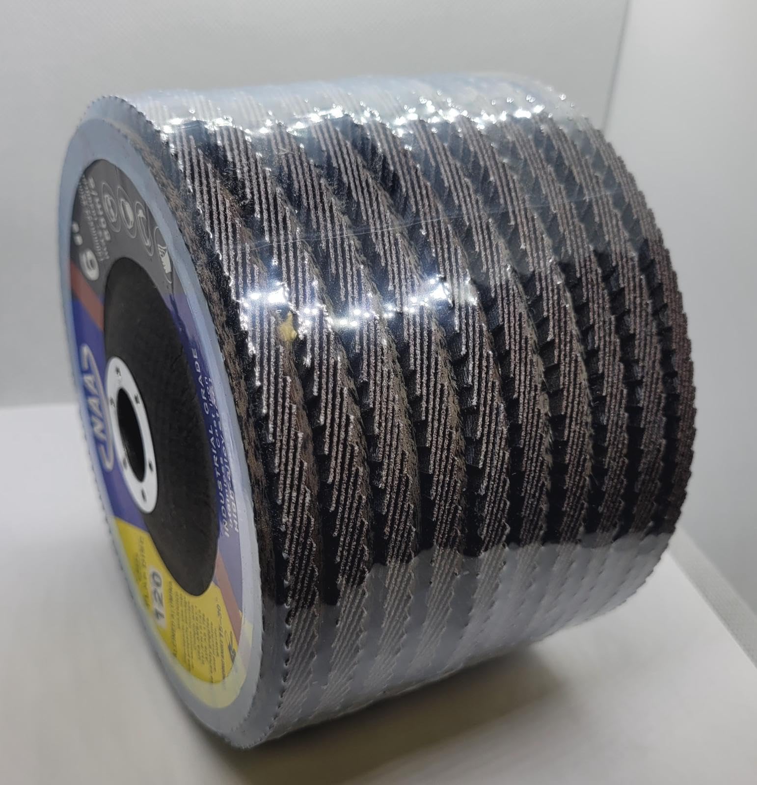 10 PACK 6" x 7/8" 60 Grit T27 Flap Discs for Metal & Stainless Steel