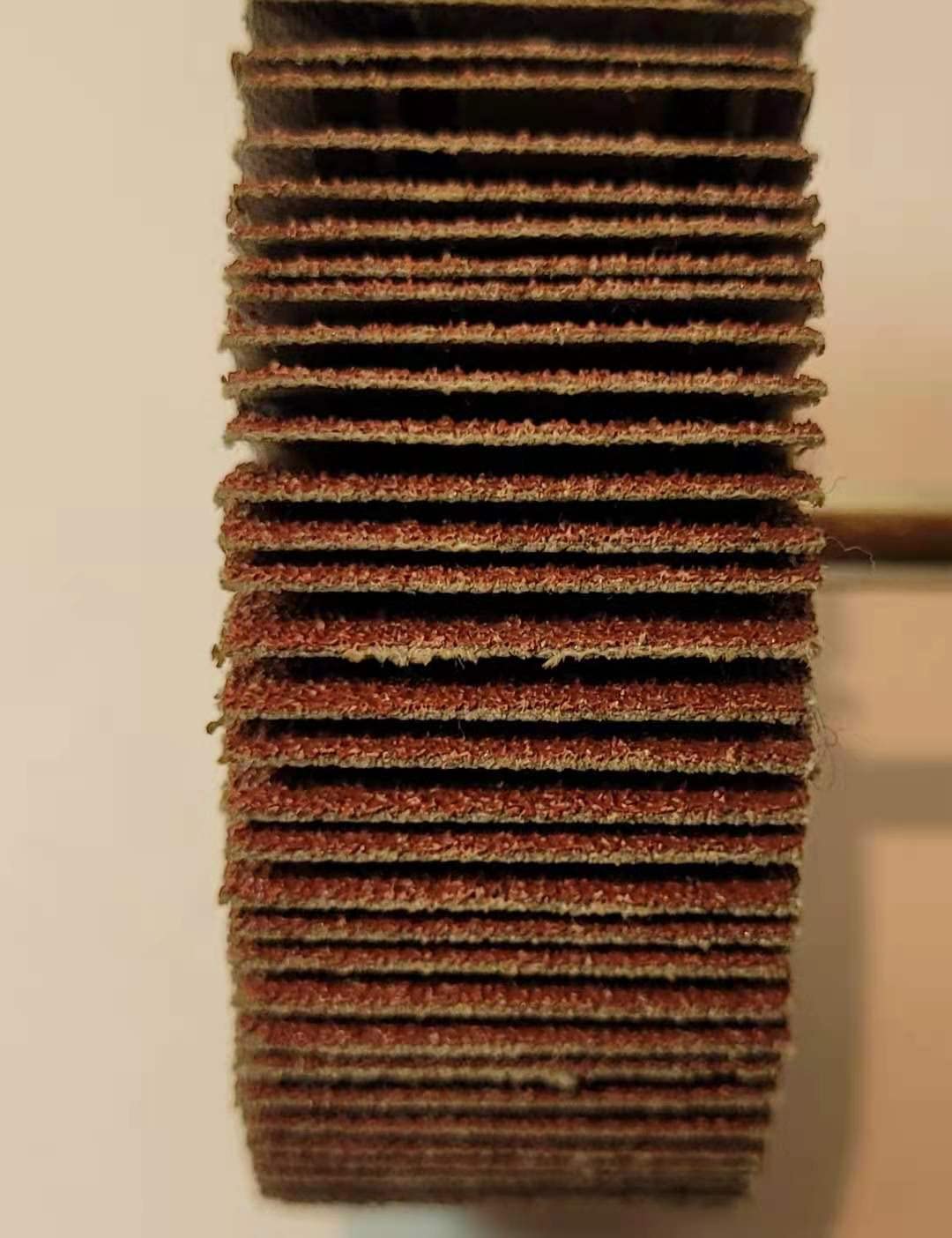 WA 5PCS - Roues à lamelles montées en oxyde d'aluminium robustes de qualité industrielle haute performance de 3"x1"x1/4" avec tige de 1/4"