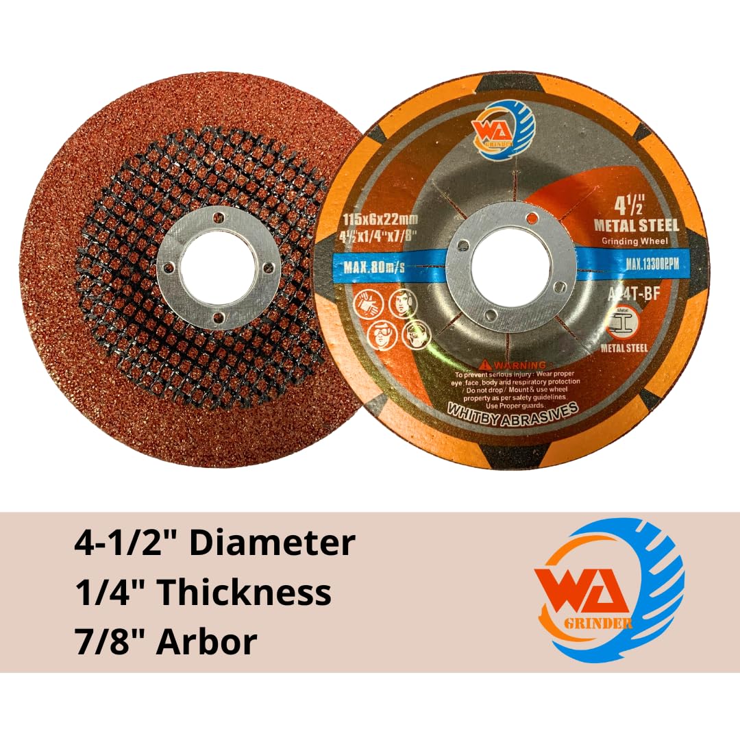 9 PACK 4-1/2" Angle Grinder DIY Hobby Kit