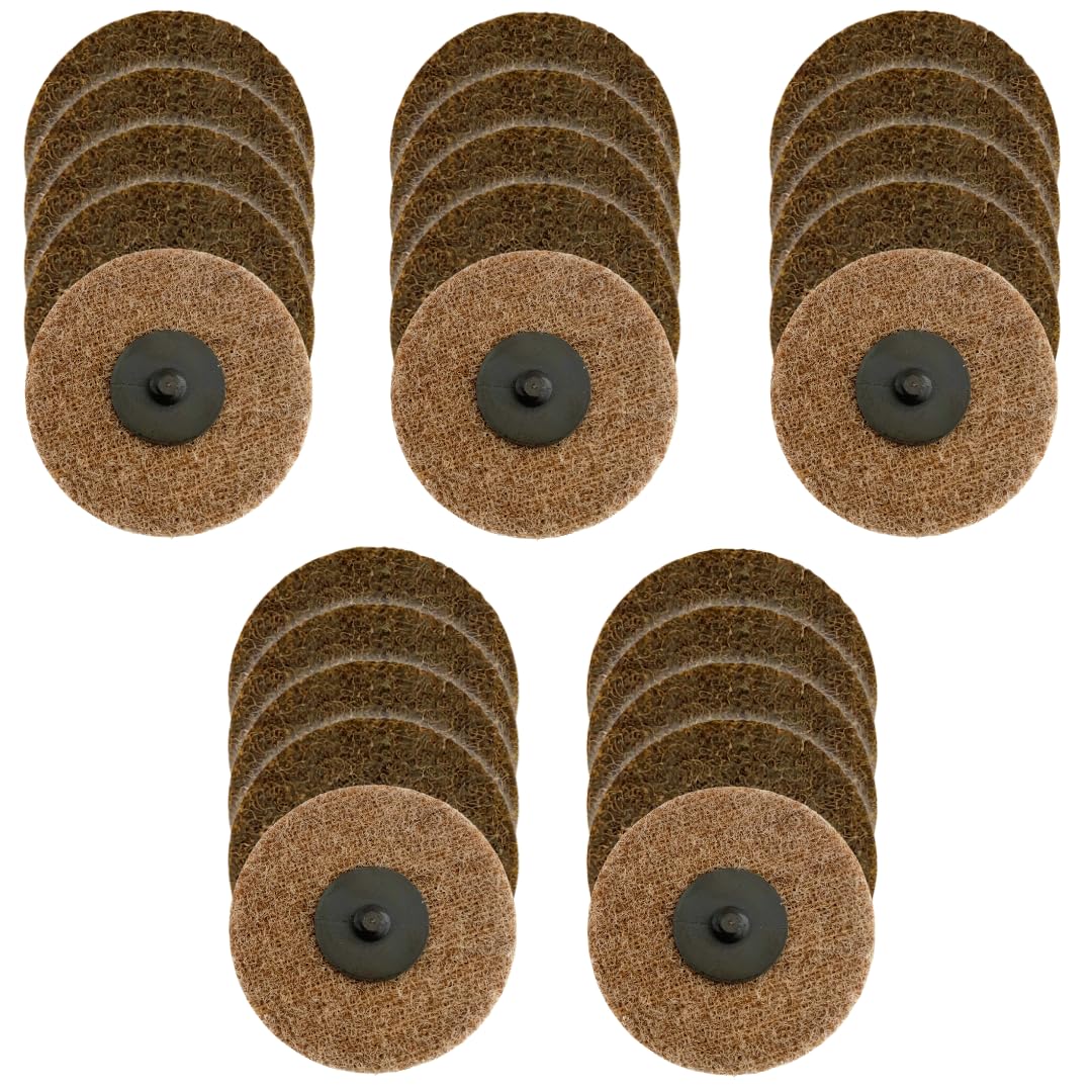 Whitby Abrasives 3 inch coarse mini surface conditioning discs, 25 pack