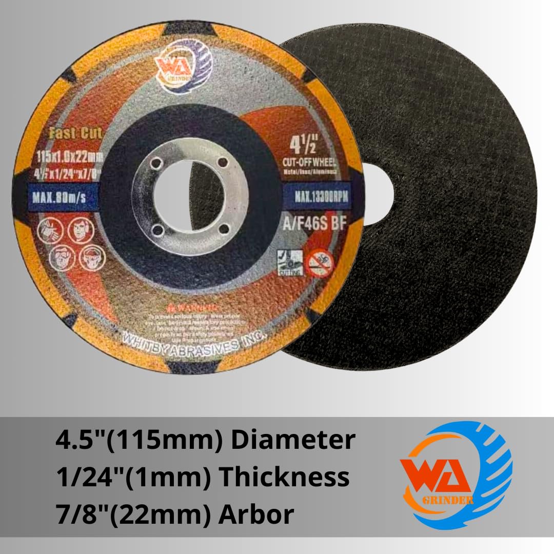 25 PACK FastCut Cutting Wheels for Metal & Stainless Steel