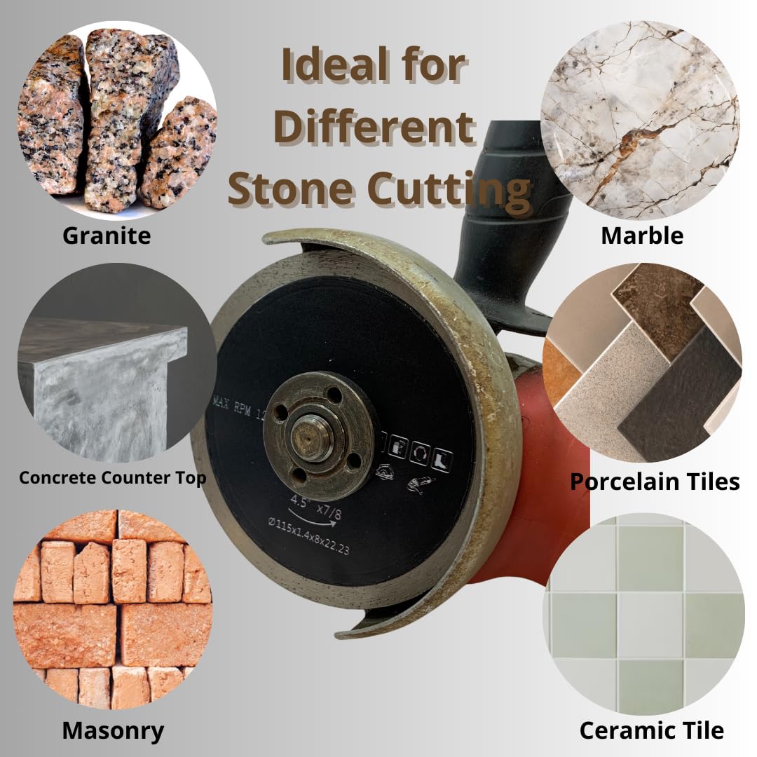 4-1/2" Diamond Cutting Blade for Tile, Granite & Marble