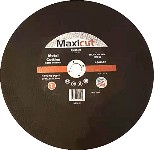 1" Arbor Chop Saw Cut-Off Wheels for Metal & Stainless Steel