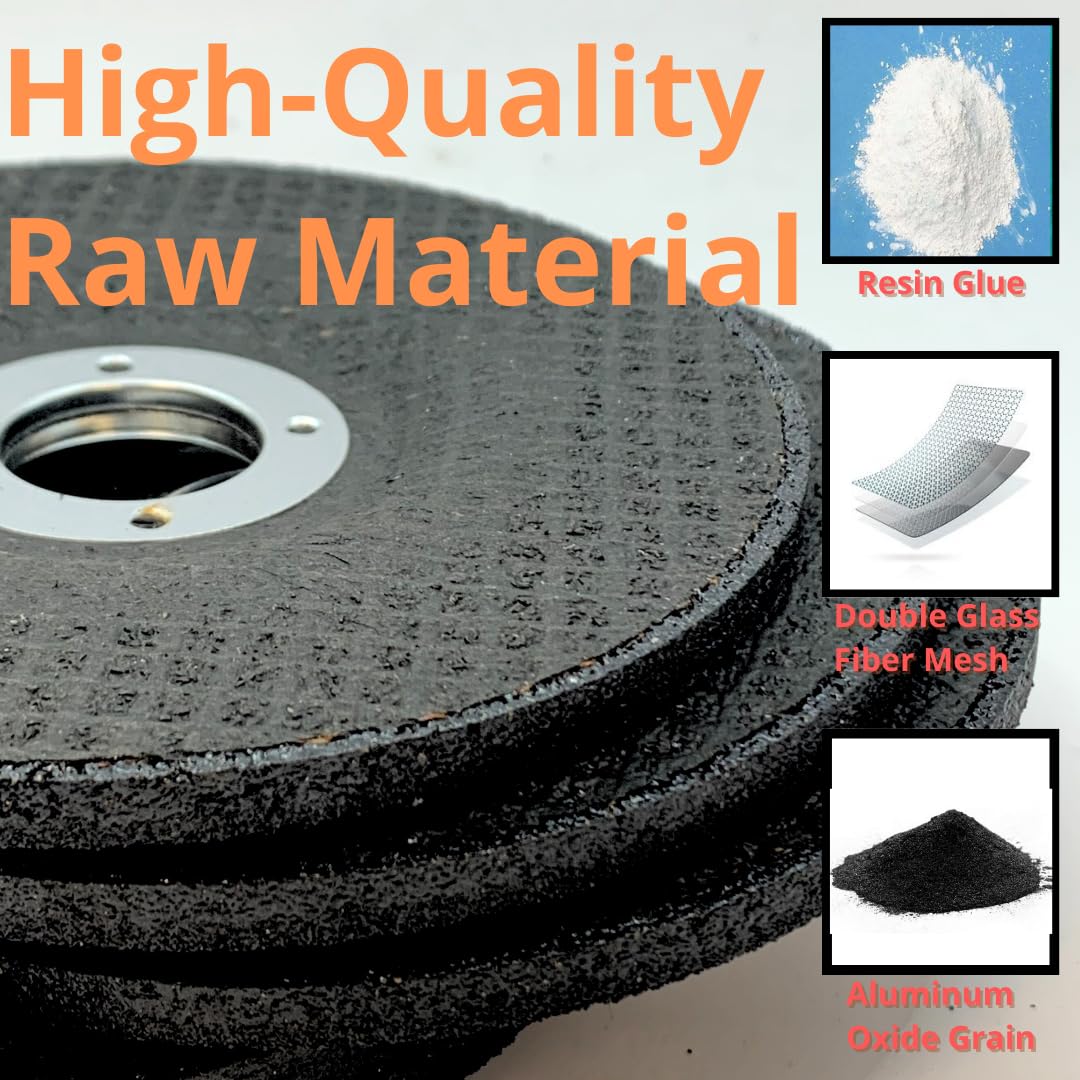 50 PACK 7" x 1/8" x 7/8" Depressed Center Cutting Disc