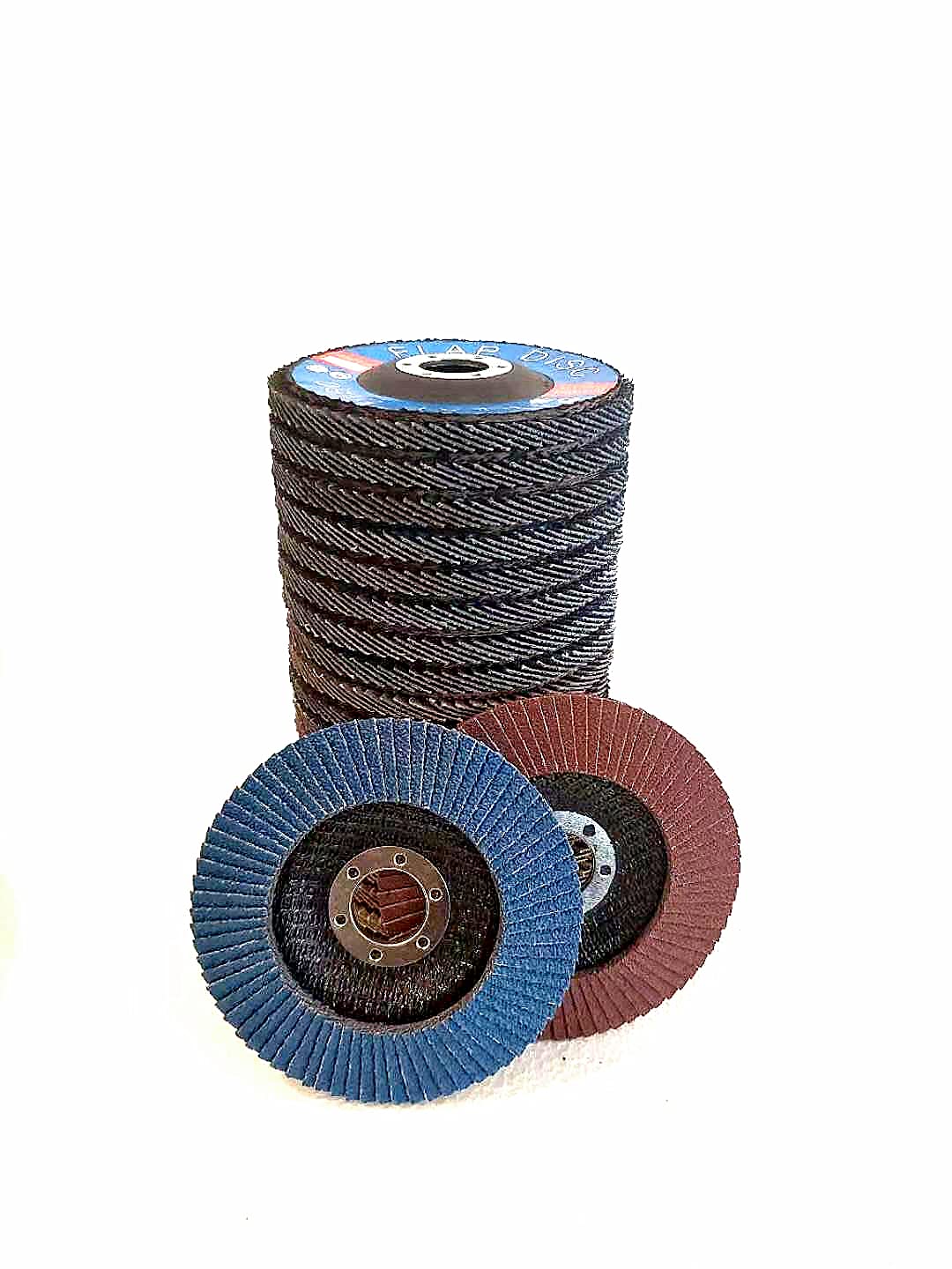 20 PACK 4 1/2" Assorted Grit Zirconia & Aluminum Oxide Flap Discs