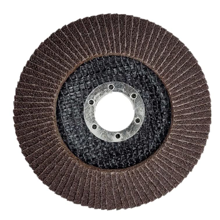WA 50 unidades - Discos de láminas de alúmina calcinada de alta densidad de 4 1/2" x 7/8" para metal/acero inoxidable/madera T29