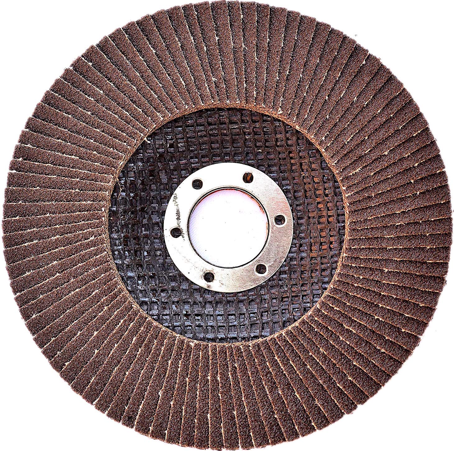 10 PACK 6" x 7/8" 80 Grit T27 Flap Discs for Metal & Stainless Steel
