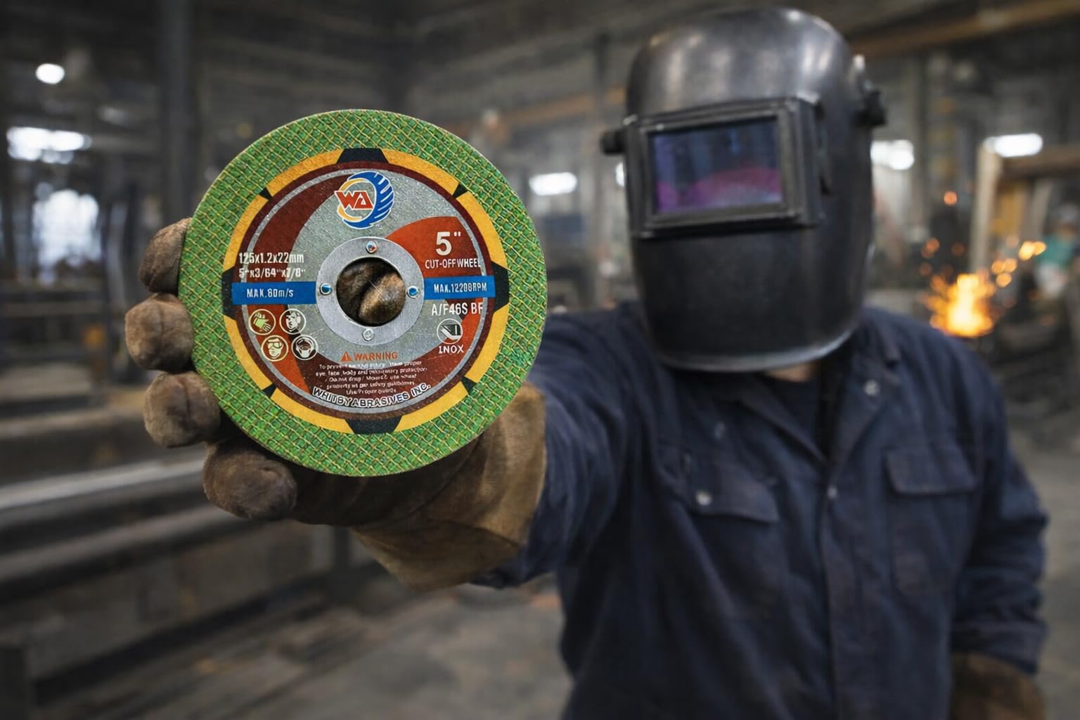 PAQUETE DE 50 discos de corte delgados de 5" x.045 x7/8"