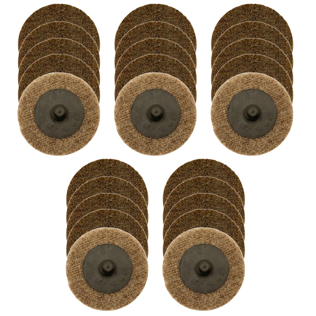 Whitby Abrasives 2 inch Type R quick change surface conditioning discs, 25 pack