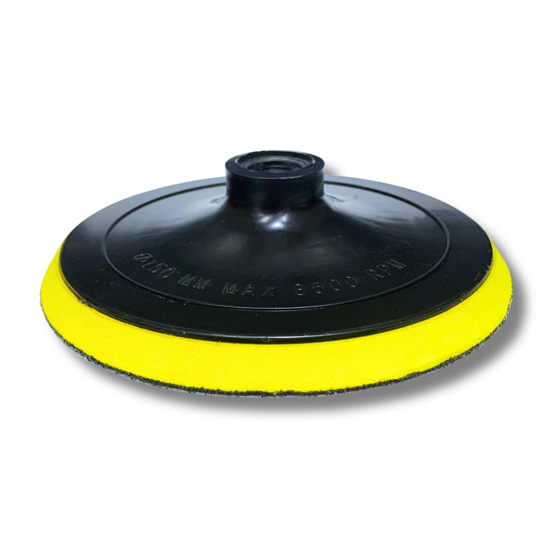 2 PACK 6" Hook and Loop Backing Plate, Backing Pad with 5/8"-11 for Sanding
