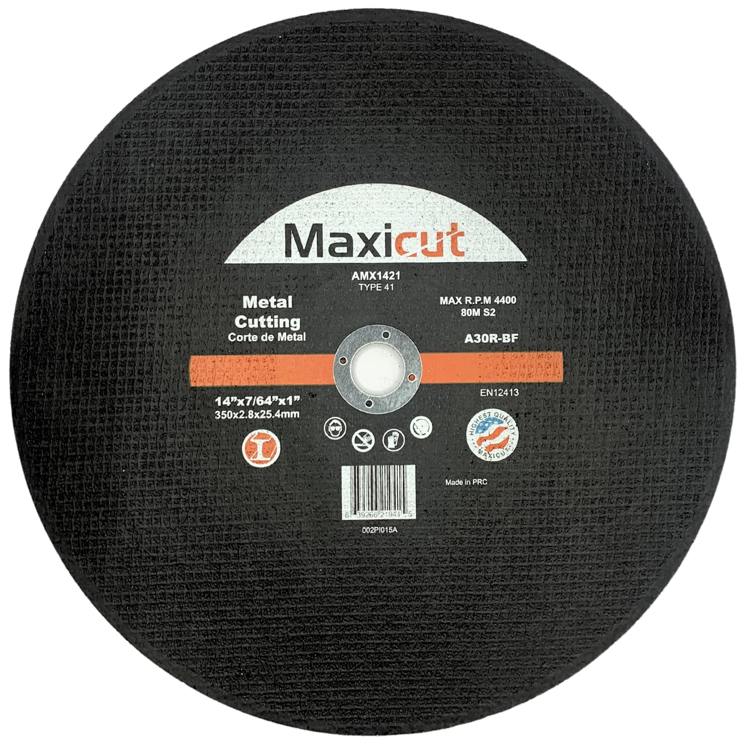 Whitby Abrasives 1 inch arbor chop saw cut-off wheels for metal and stainless steel