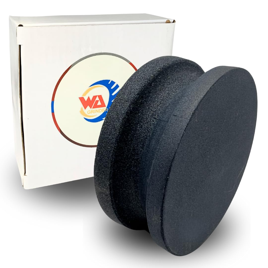 WA 4" Double Grain Hache/Hachette Carbure de Silicium Pierre à Aiguiser Multi-usages, Pierre à aiguiser pour hache, Aiguiseur de patins, Pierre à aiguiser pour couteaux, Pierre à eau, Pierre à aiguiser
