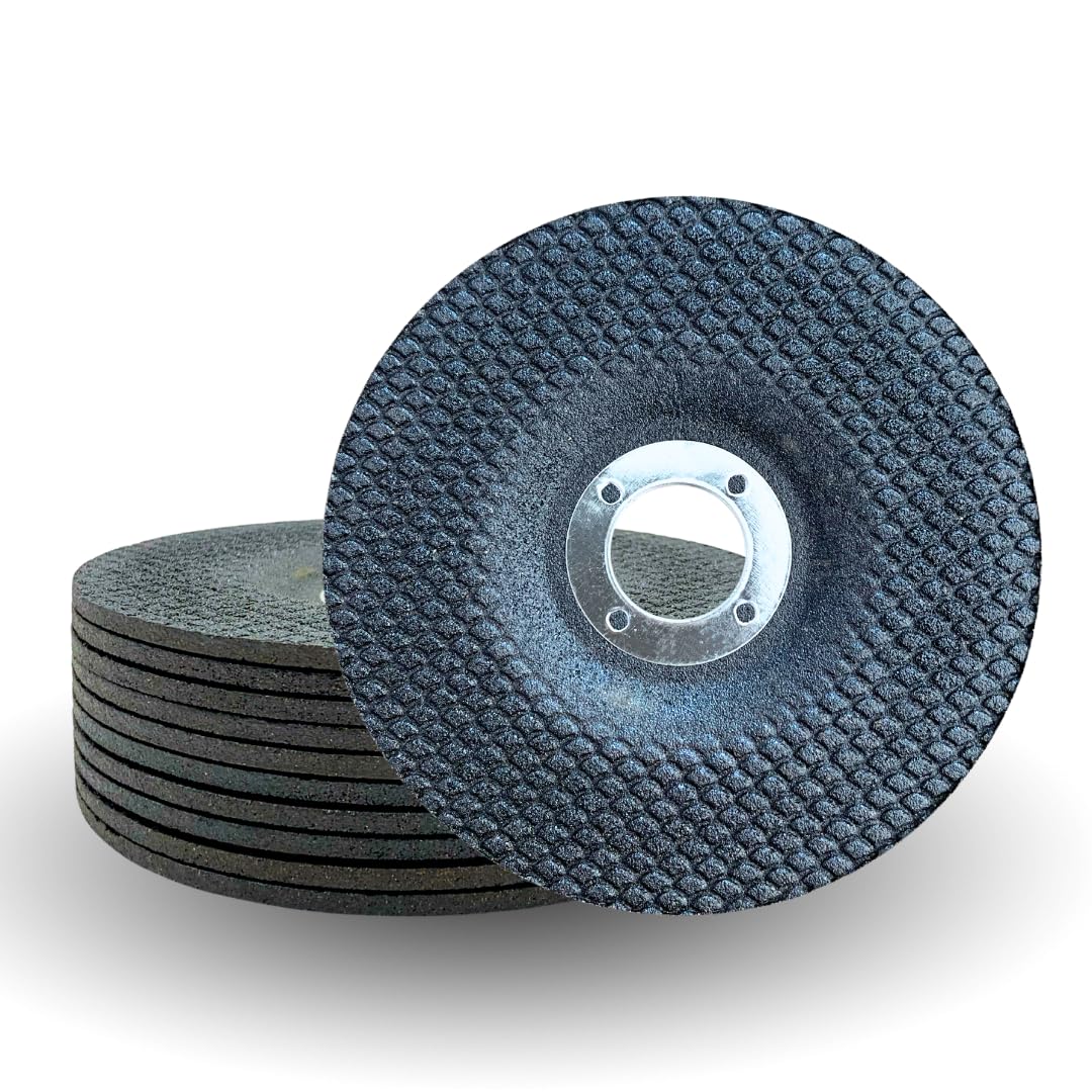 Whitby Abrasives 4-1/2 inch flexible grinding wheels for metal, 80 grit, 10 pack
