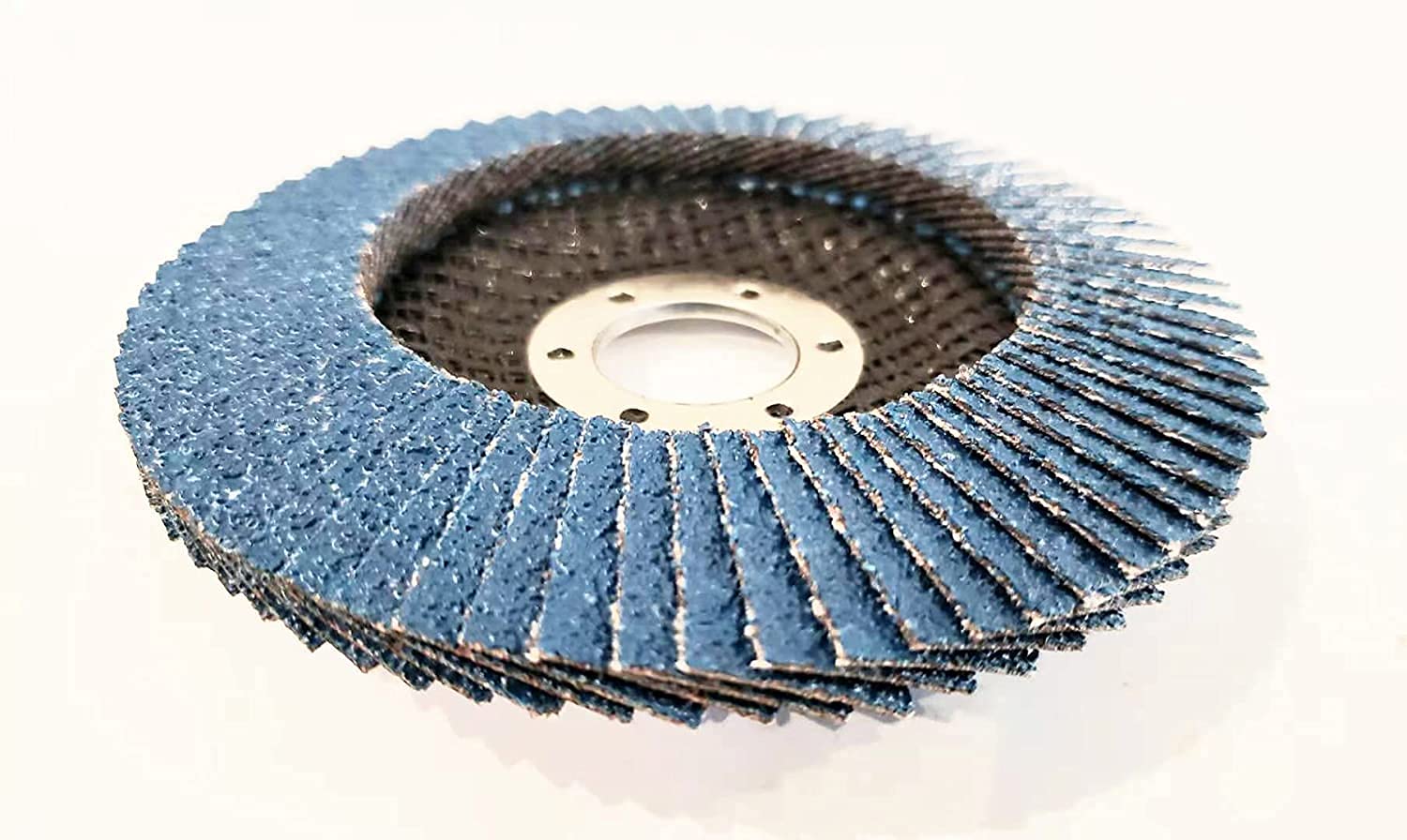 10 PACK 4 1/2" x 7/8" Zirconia Standard Density Flap Discs 80 Grit