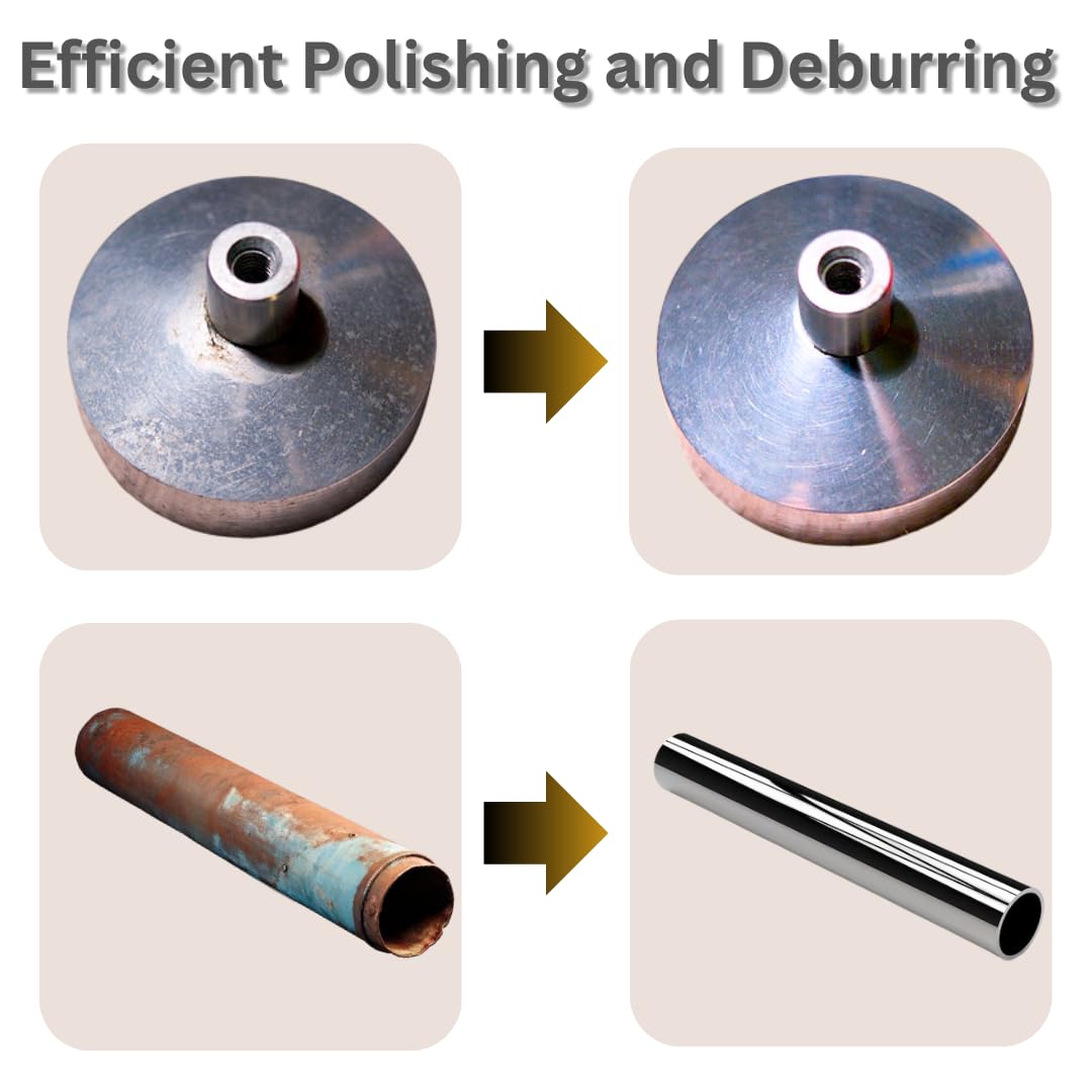 Whitby Abrasives 2 inch quick change silicon carbide non-woven polishing discs, 12 pack