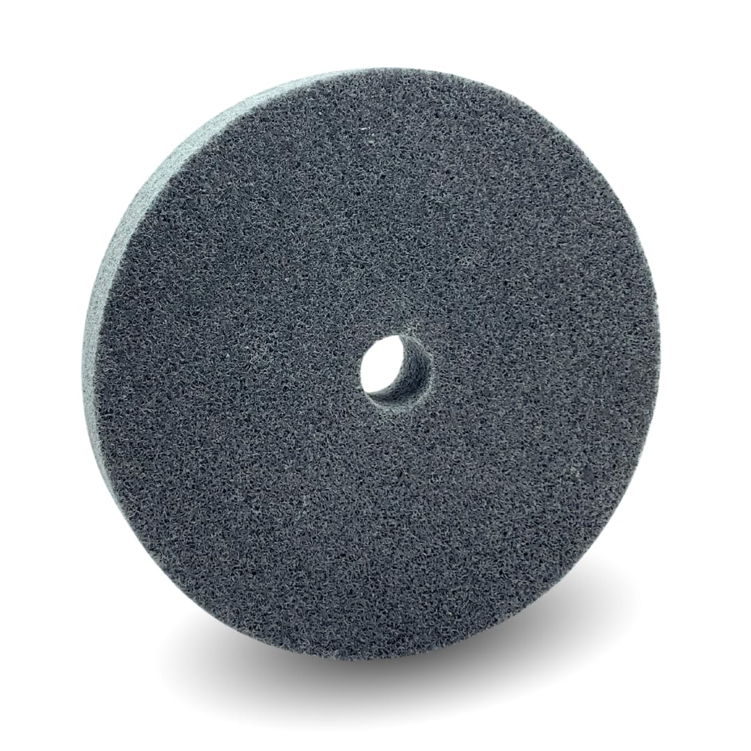 Whitby Abrasives 6 inch 240 grit nylon fiber buffing bench wheel