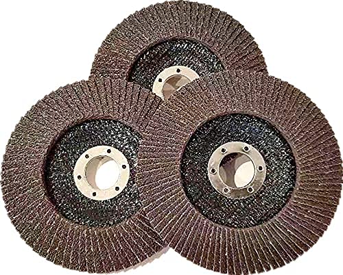 10 PACK 5" Type 29 Flap Discs – Assorted Grit for Angle Grinder