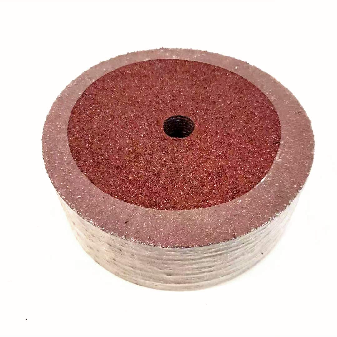 PAQUET DE 25 DISQUES DE PONÇAGE ET DE MEULAGE À FIBRE DE RÉSINE D'OXYDE D'ALUMINIUM, 7" X 7/8", GRAIN 24