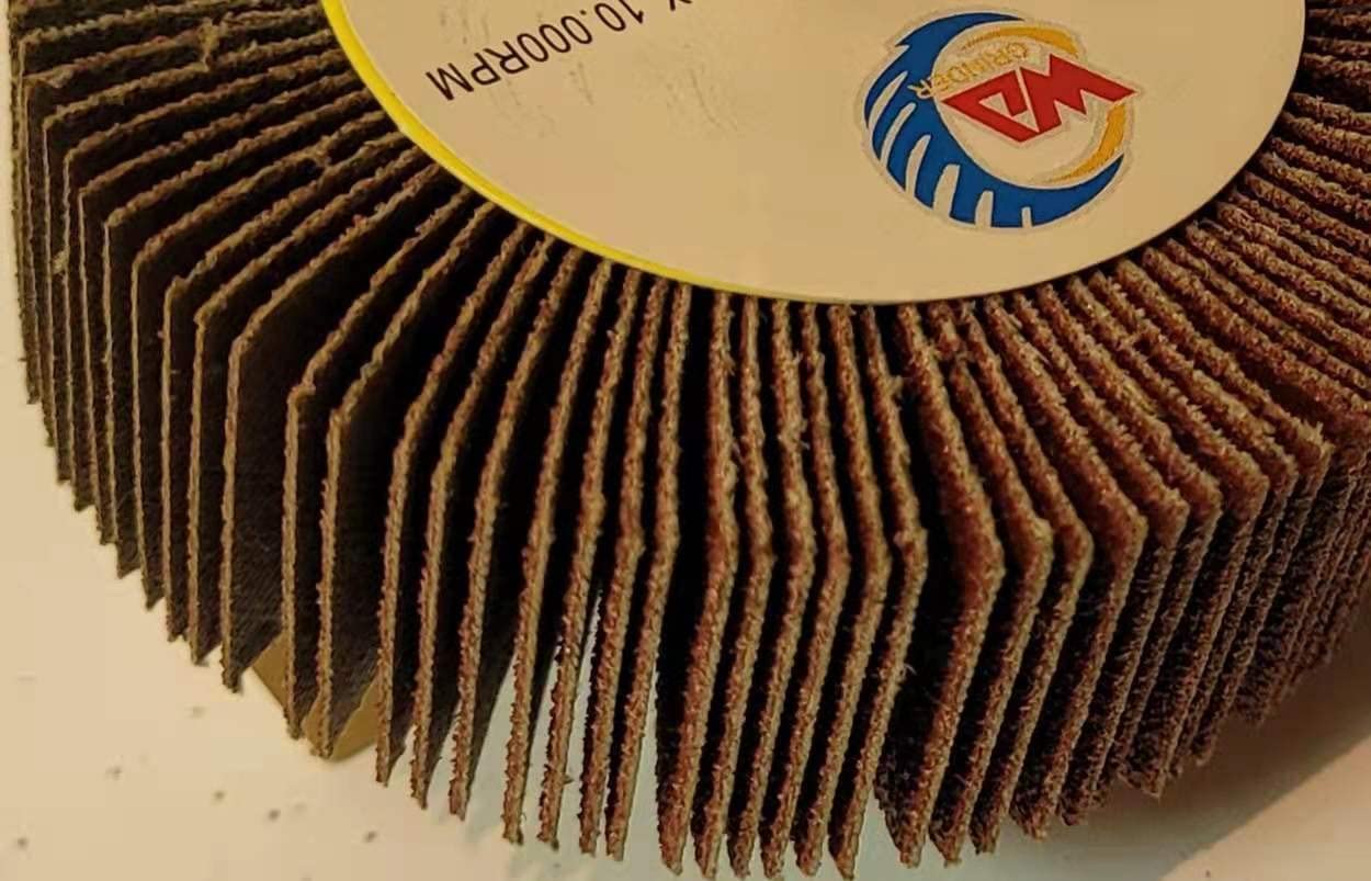 1" x 1" x 1/4" Aluminum Oxide Mounted Flap Wheels with 1/4" Shank for Die Grinder