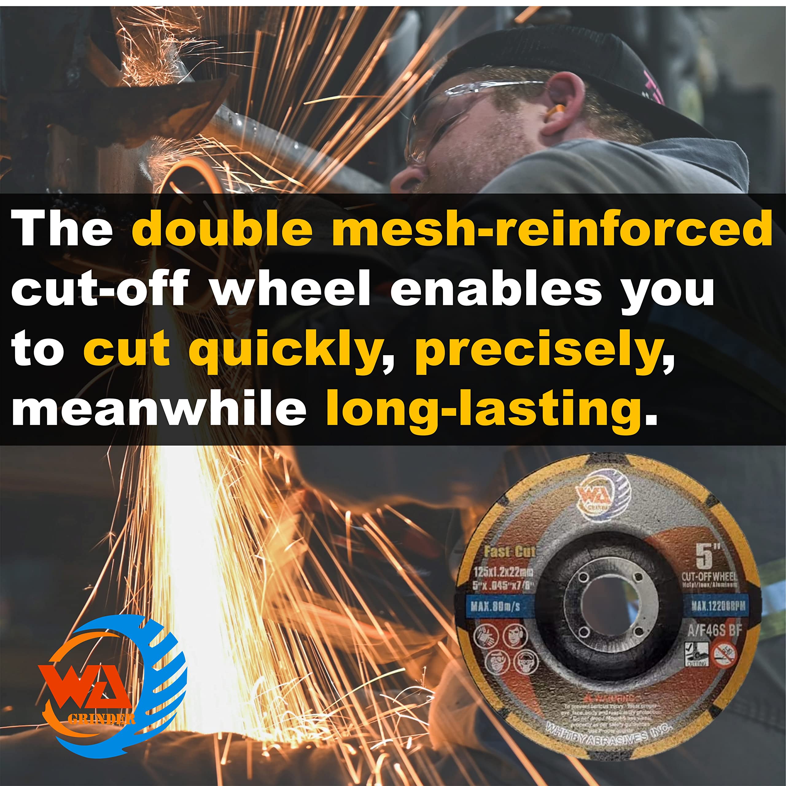 25 PACK FastCut Cutting Wheels for Metal & Stainless Steel