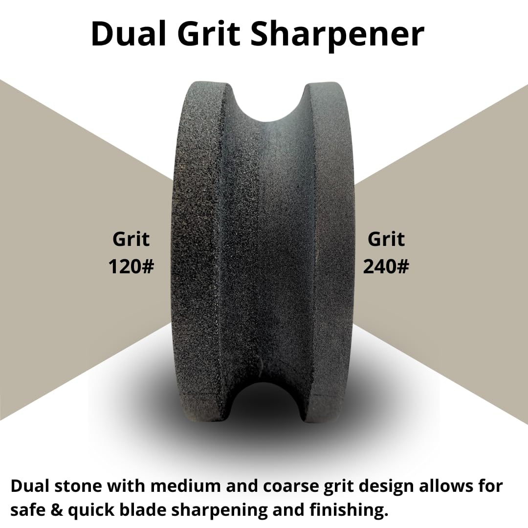 4" Dual Grit Axe & Hatchet Silicon Carbide Whetstone Sharpener Multipurpose Sharpening Stones