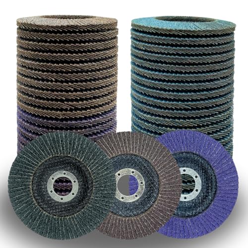 Whitby Abrasives 4-1/2 inch zirconia Type 29 flap discs for metal and stainless steel