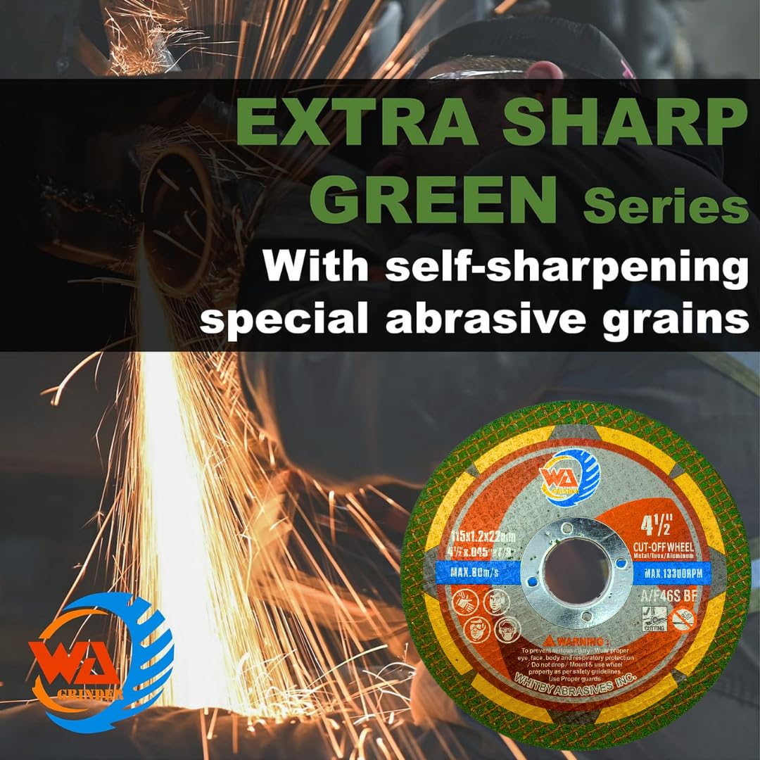 20 PACK 4-1/2" Grinding & Cutting Wheels Combo Set for Angle Grinder