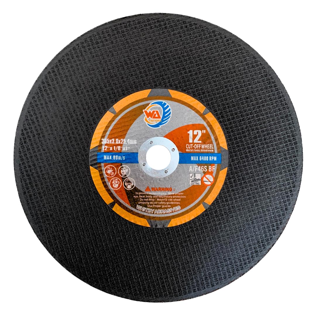 1" Arbor Chop Saw Cut-Off Wheels for Metal & Stainless Steel