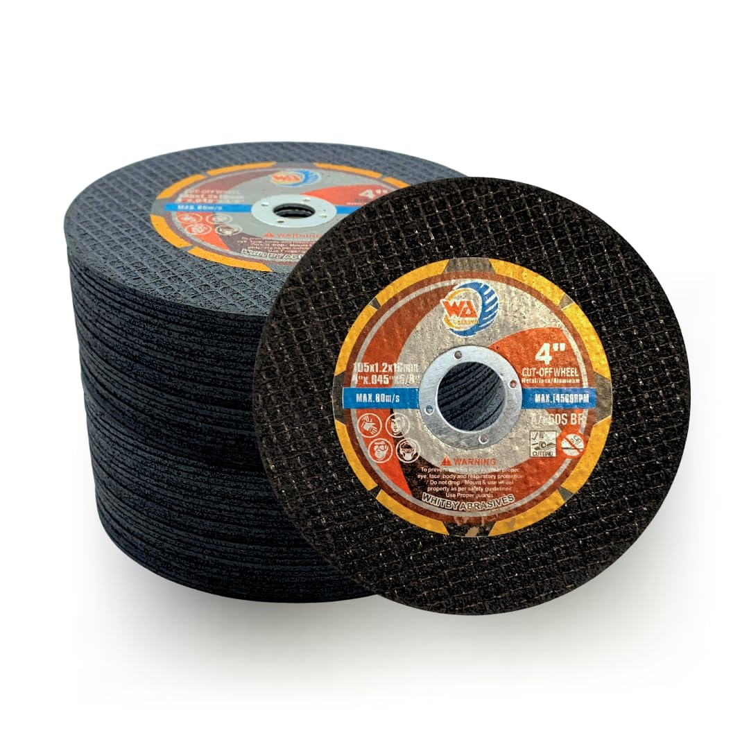 50 PACK 4" x 0.045" x 5/8" Thin Cut-Off Discs for Metal & Stainless Steel