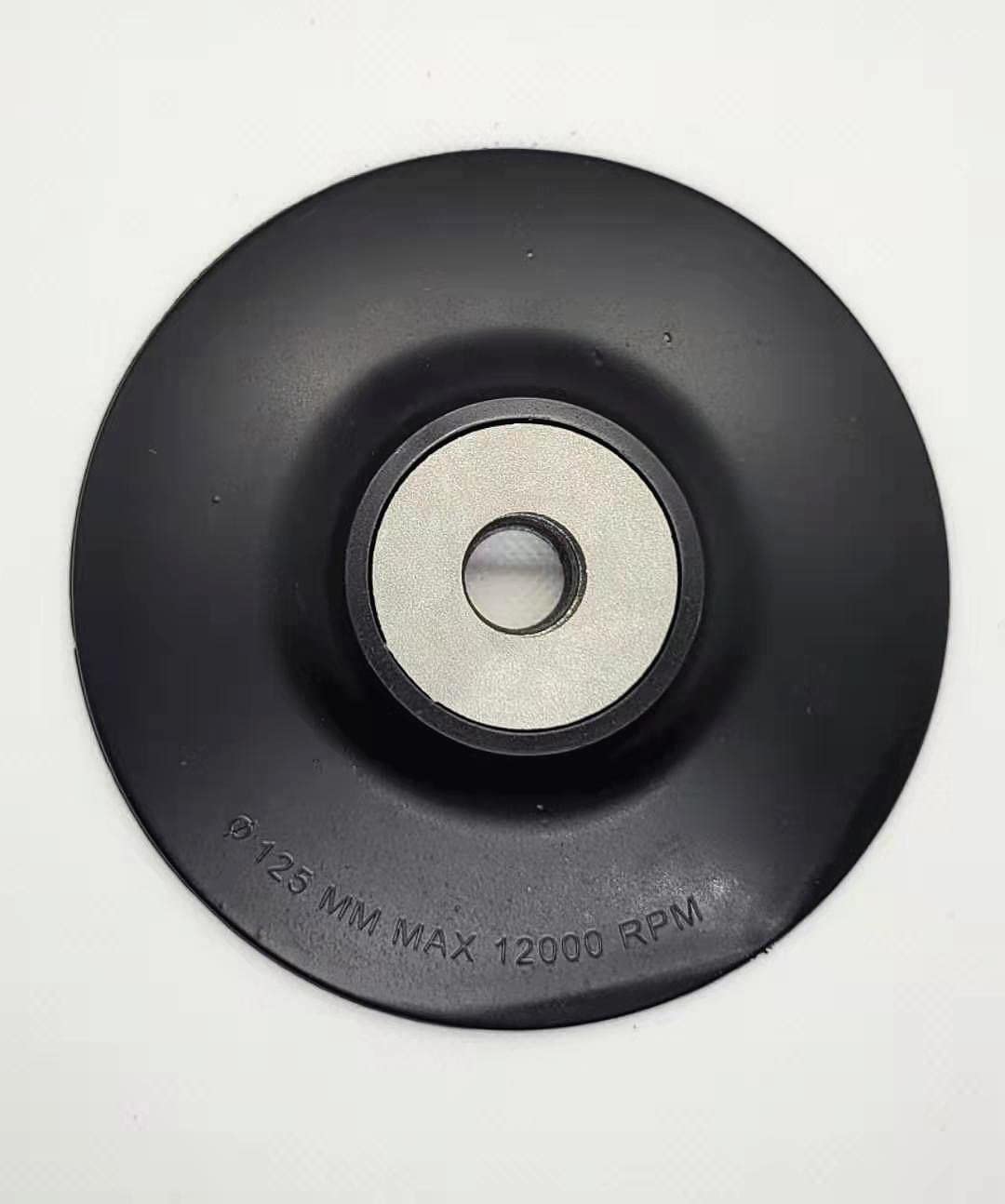 Whitby Abrasives angle grinder backing pad with locking nut for resin fiber discs