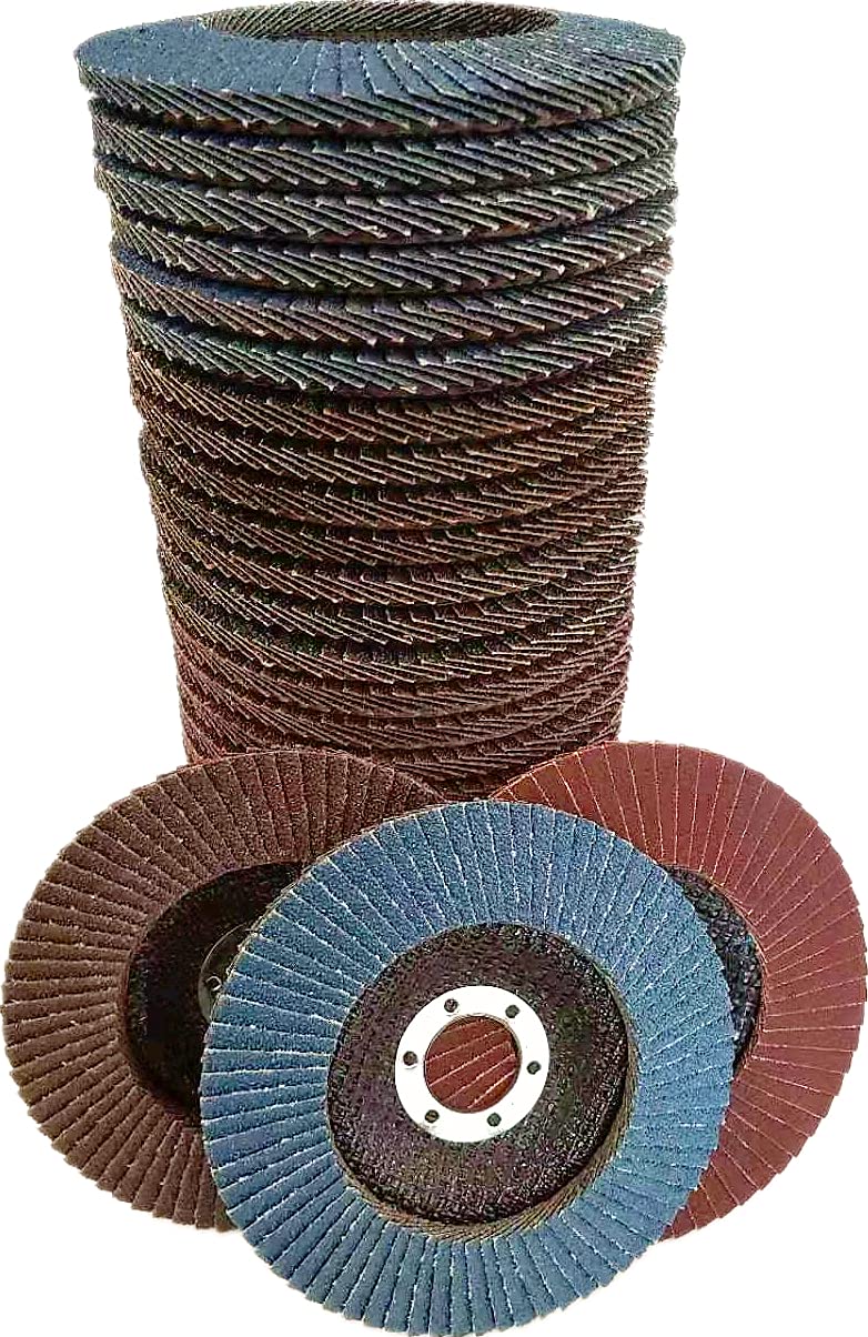30 PACK 5" Flap Discs – Assorted Grit Zirconia & Aluminum Oxide