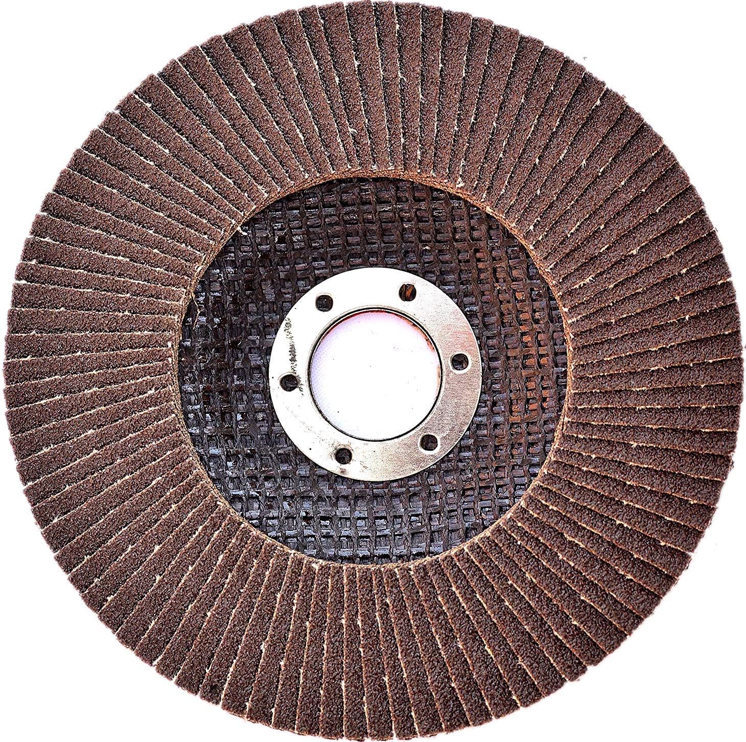 Whitby Abrasives 6 inch calcined alumina Type 29 flap discs, 40 grit, 10 pack