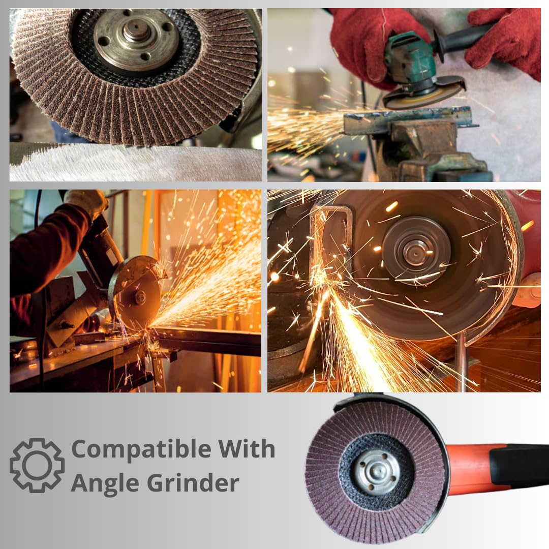9 PACK 4-1/2" Angle Grinder DIY Hobby Kit