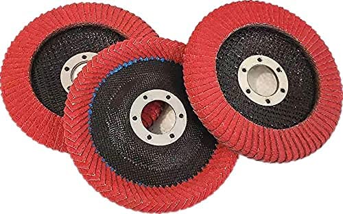3 PACK 4-1/2" x 7/8" Curved Edge VSM Ceramic Flap Discs
