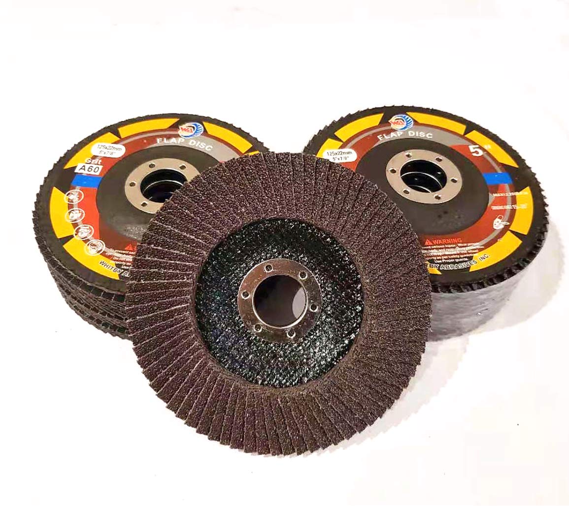 10 PACK 5" Type 29 Flap Discs – Assorted Grit for Angle Grinder