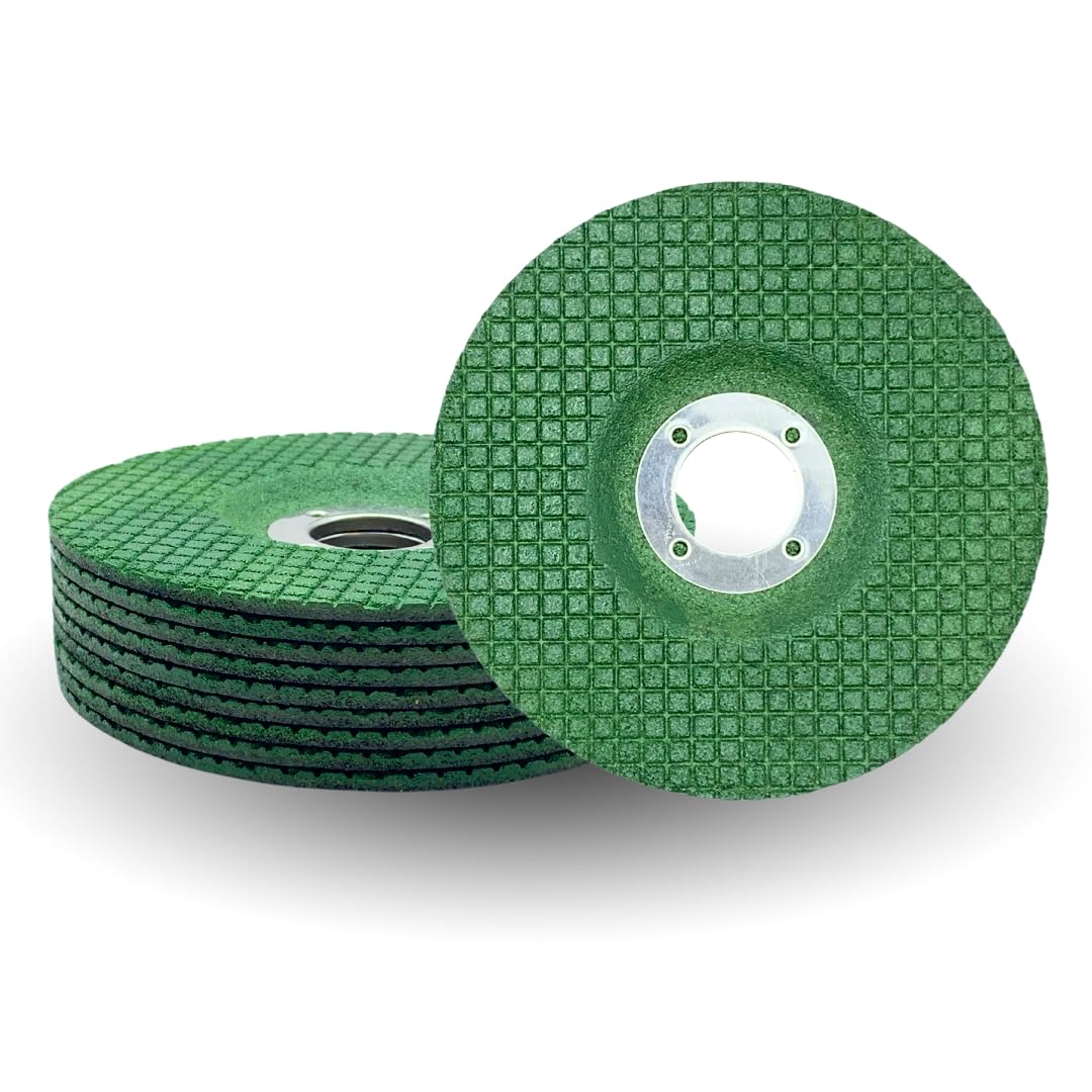 Whitby Abrasives 4-1/2 inch flexible zirconia grinding wheels, 60 grit, 10 pack