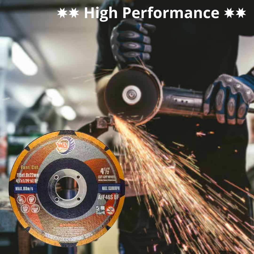 25 PACK FastCut Cutting Wheels for Metal & Stainless Steel