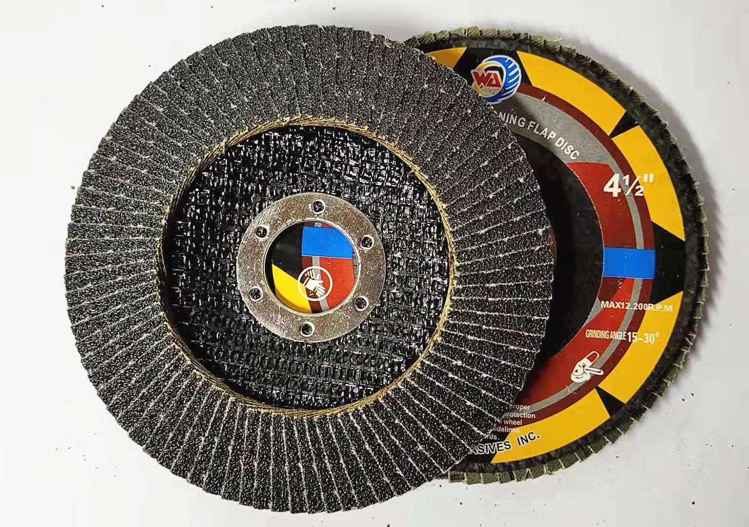 10 PACK 4-1/2" x 7/8" Silicon Carbide Masonry Flap Discs, 120 Grit
