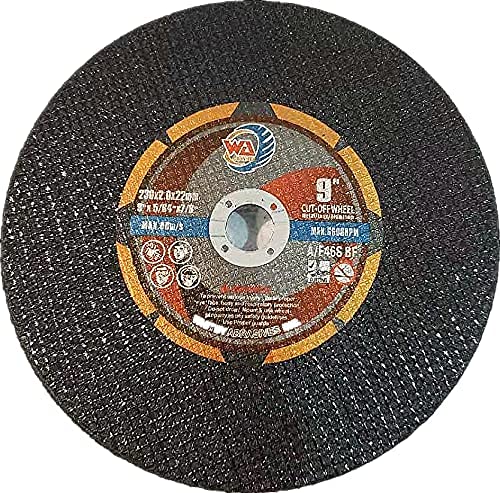 10 PACK 9" x 5/64 x7/8" Cutting Wheels for Metal & Stainless Steel